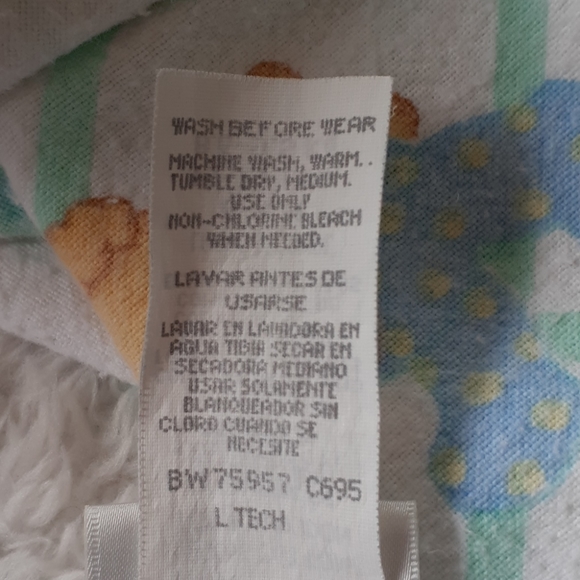 Carter's Vintage Babies Blue and White 100% Cotton Striped Romper Size 6-9 MO - Picture 7 of 8